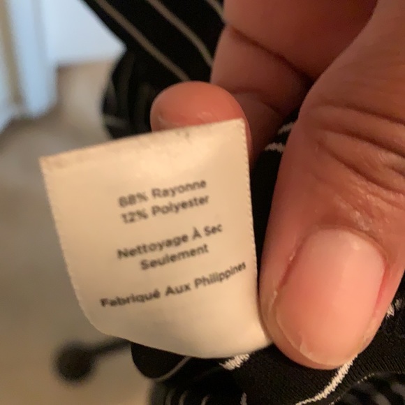 Black/ white stripped dress - Picture 9 of 10